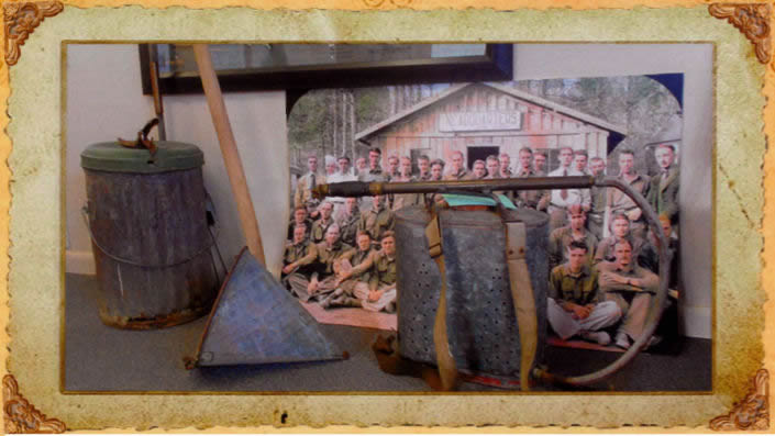 Firefighting equipment used in the Black Hills CCC camps