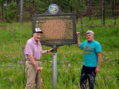 Jay Hendrickson and Kerry Conner Tigerville Historical Marker
