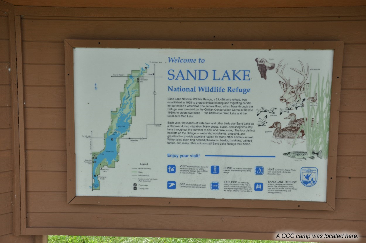 Sand Lake - CCC Camp Location