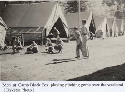 playing pitch at CCC Camp Black Fox