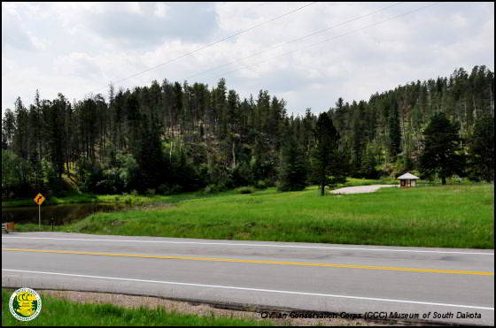 Horse Creek CCC Camp Waypoint Sign