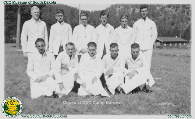 Cooks at CCC Camp Narrows