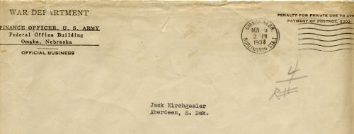 Jack Kirchgesler envelope