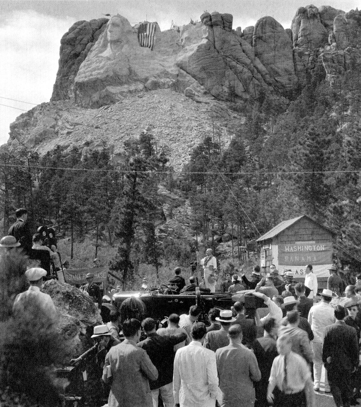 FDR at Mount Rushmore 1936