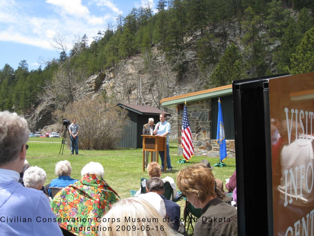 City Official speaks at dedication