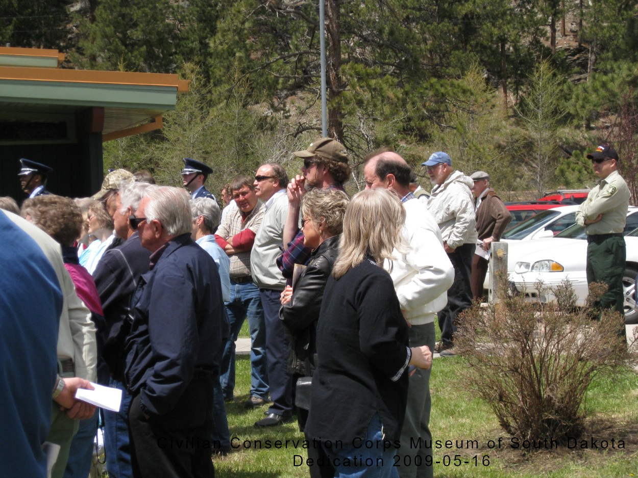 Many locals came to view
