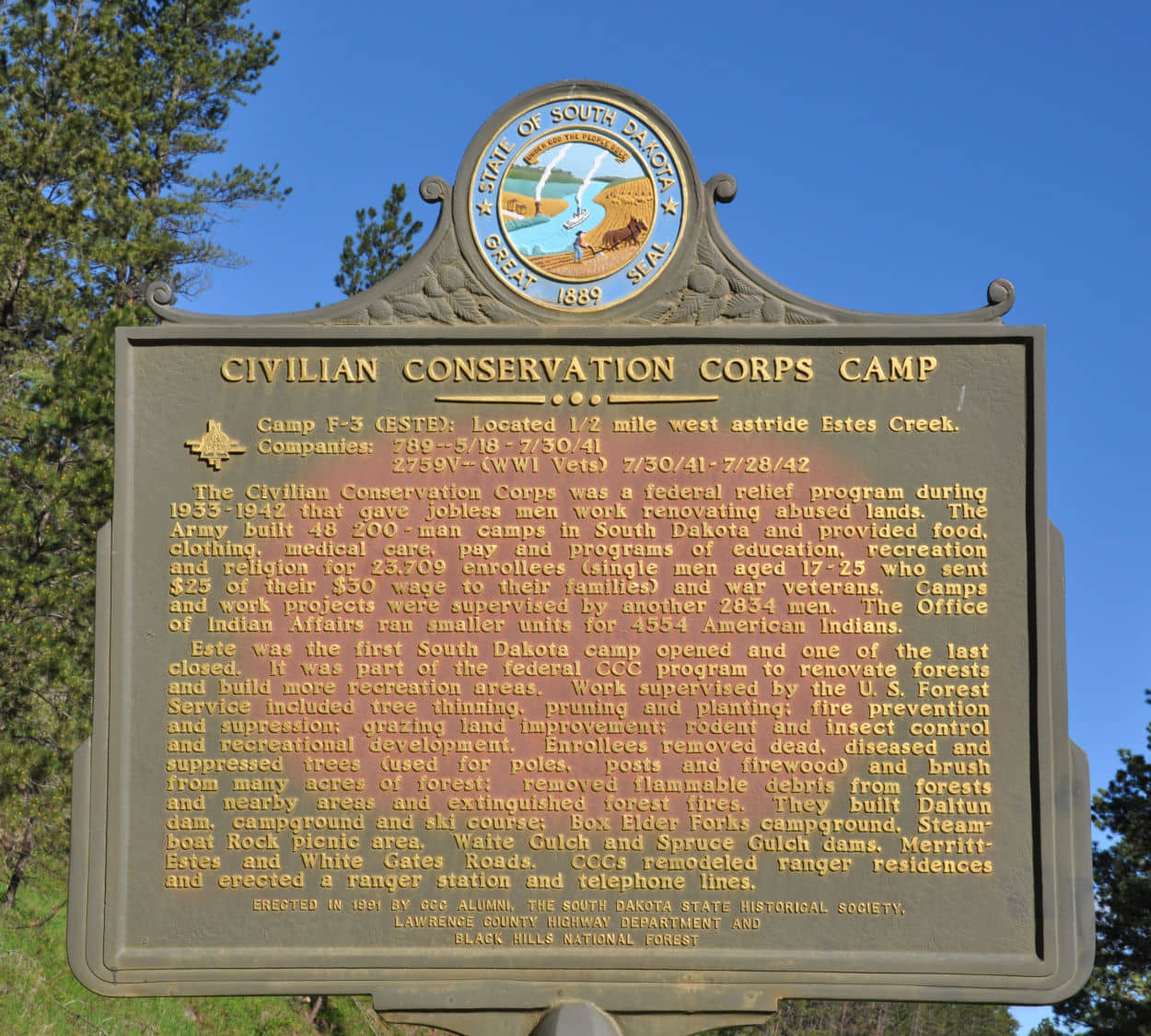 Este CCC Historical Marker