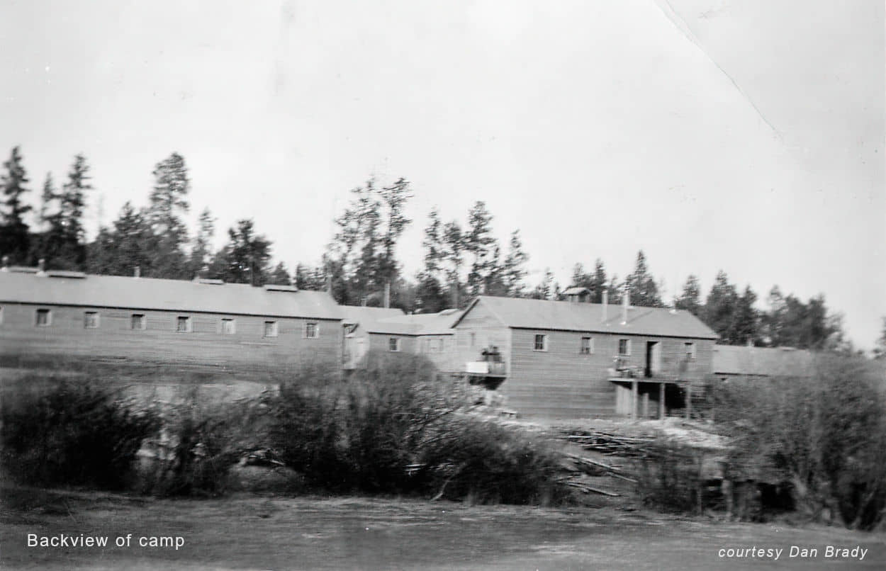 Backview of camp