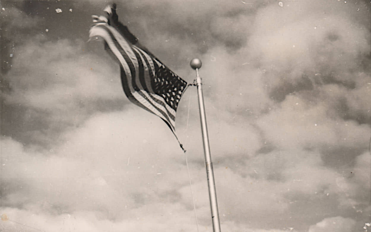 US Flag at CCC Camp