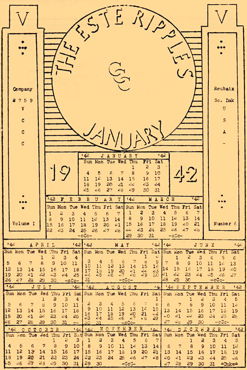 The Este Ripples January 1942