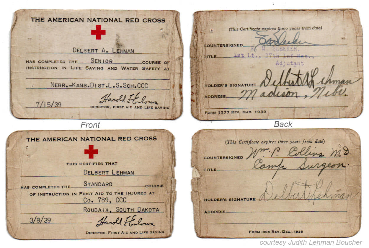 Life Saving - First Aide Certificates