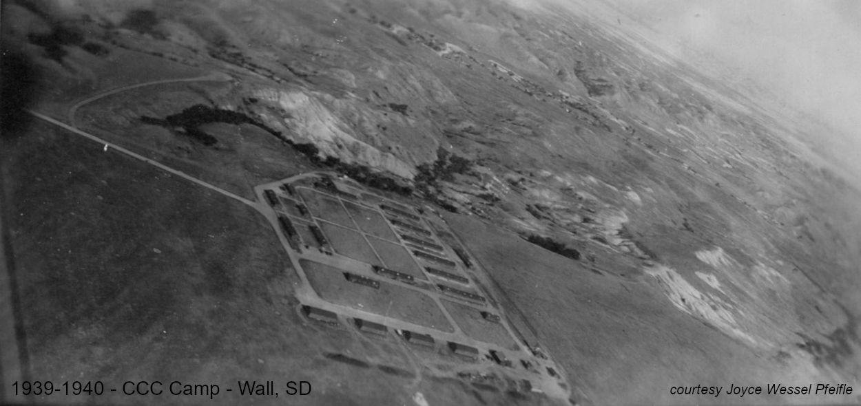 Badlands CCC Camp Wall