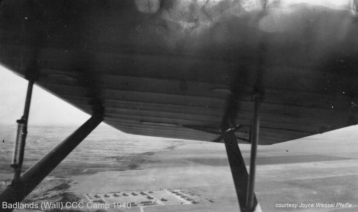 View of CCC Camp from the air 1940