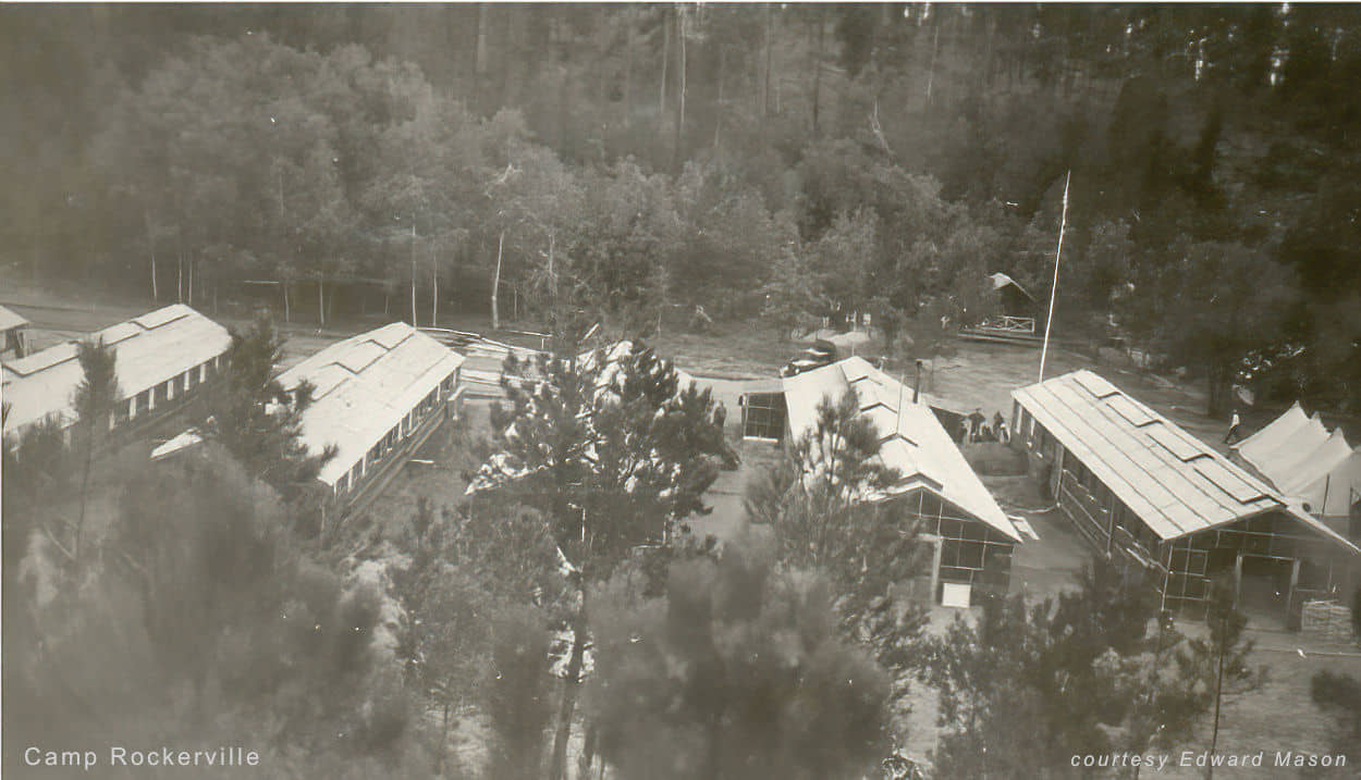 the buildings of Camp Rockerville