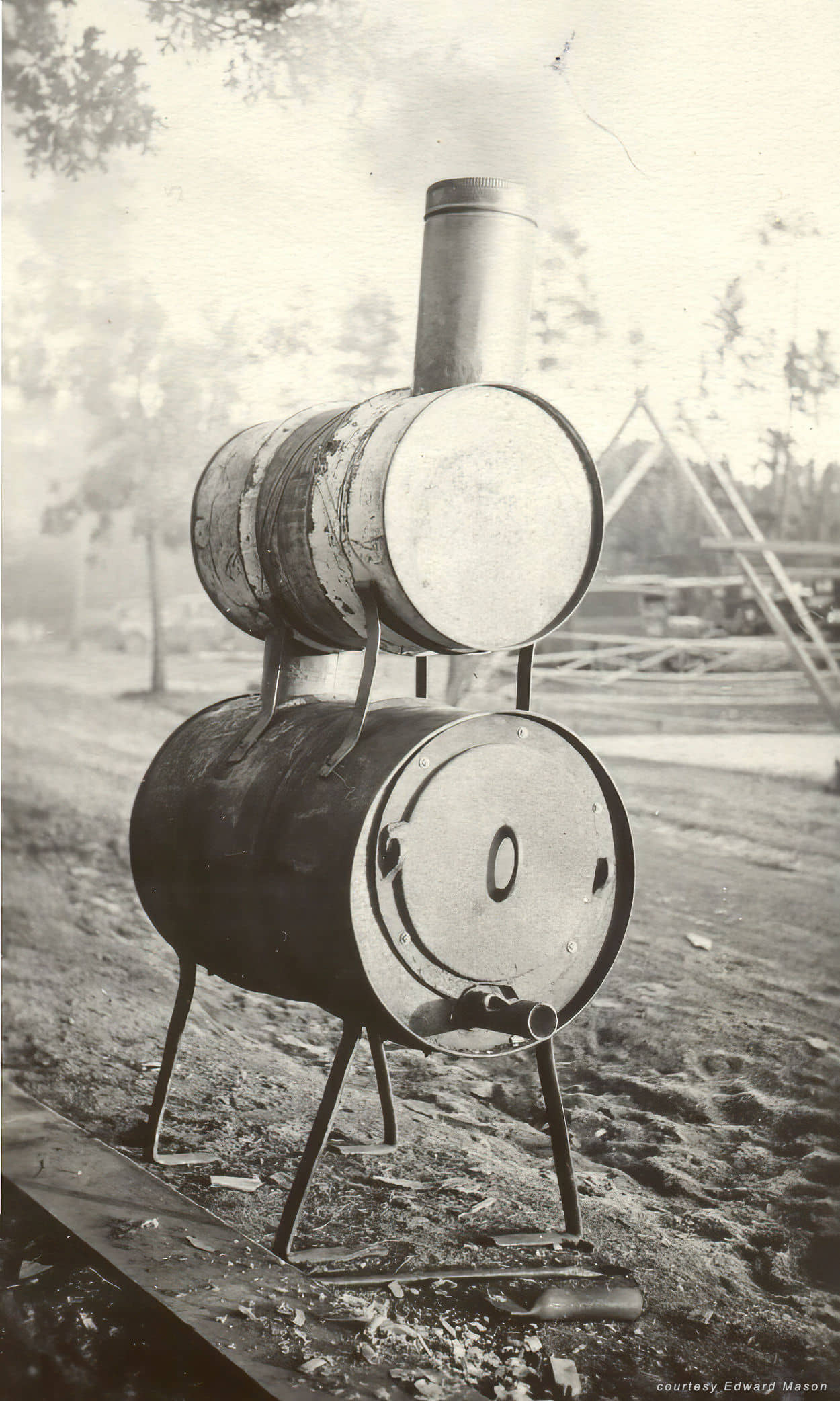stove or burn barrel