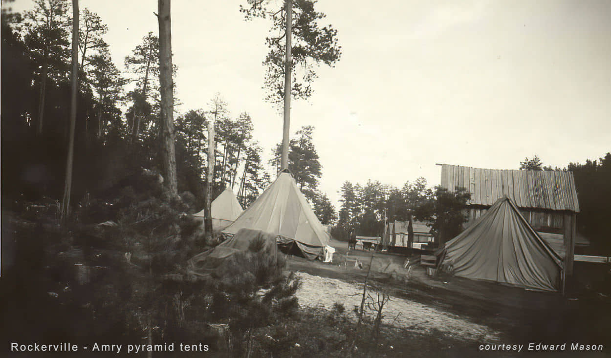 tents and buildings at camp