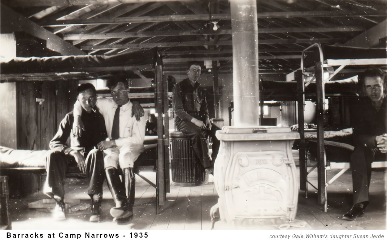 Barracks men at Narrows