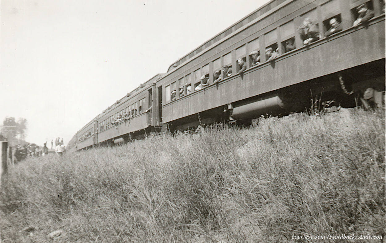 men taking the train