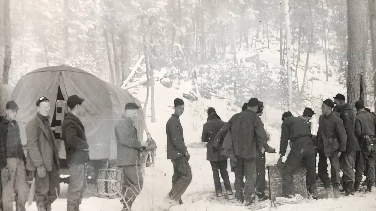CCC Camp Pactola-Chow Line