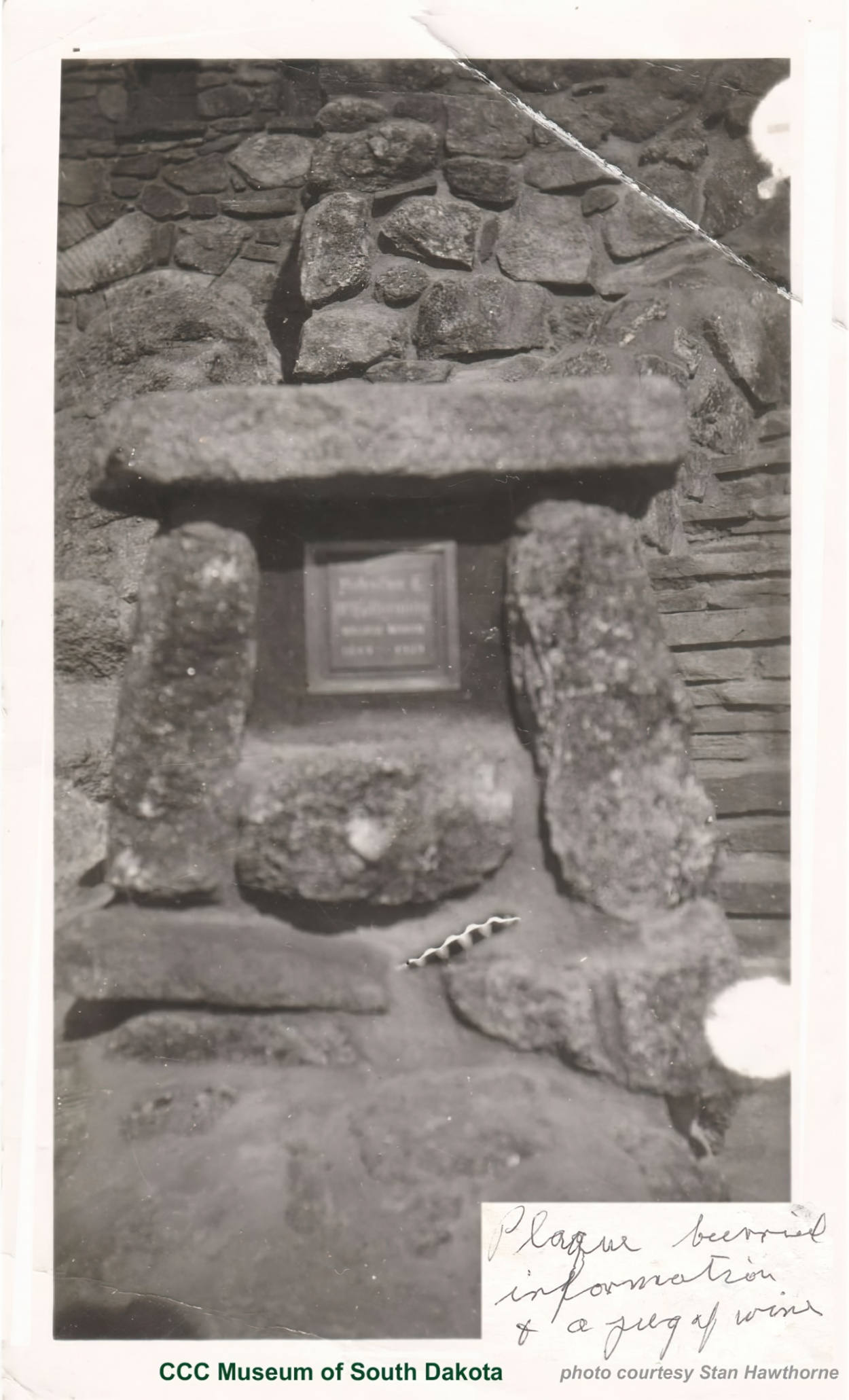 Harney Peak plaque