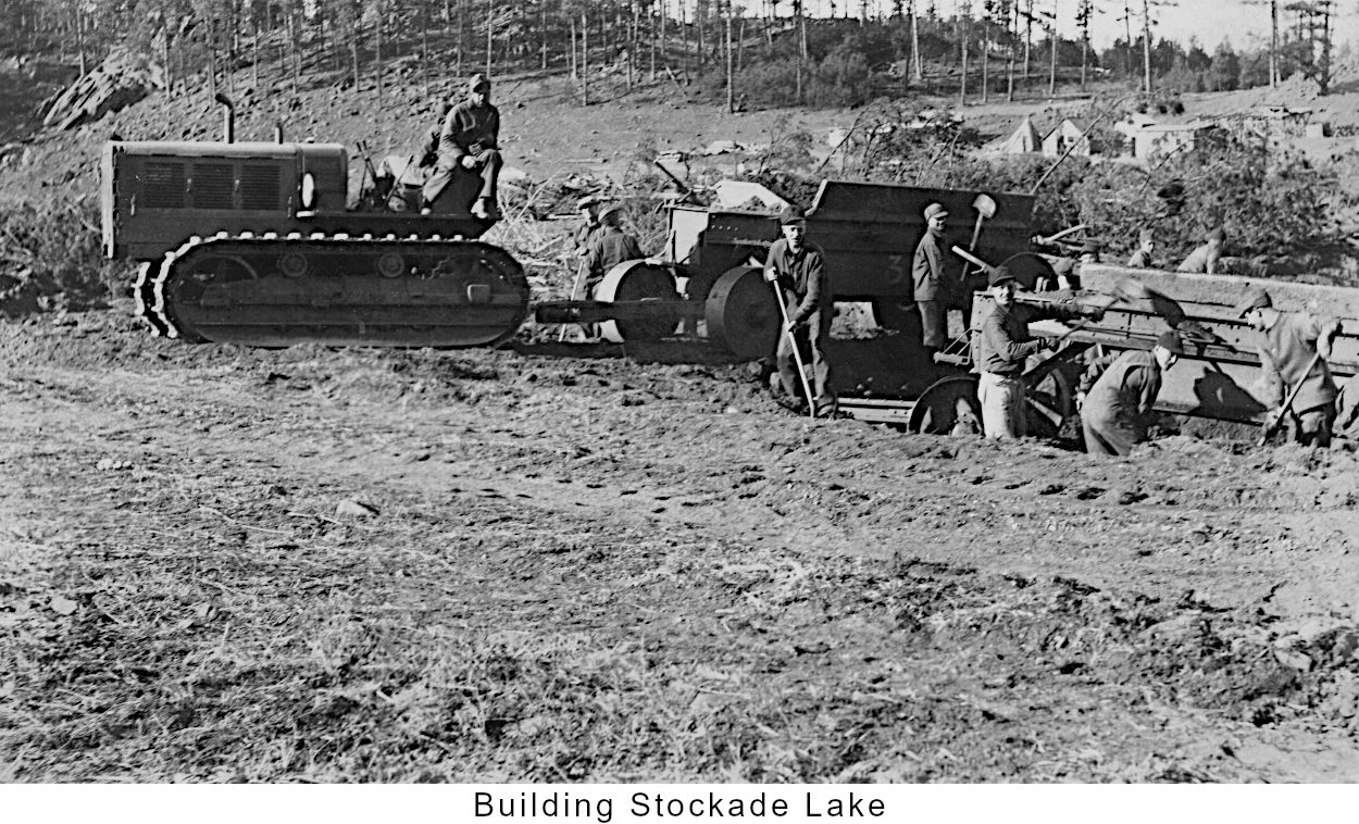 Equipment at Stockade Lake