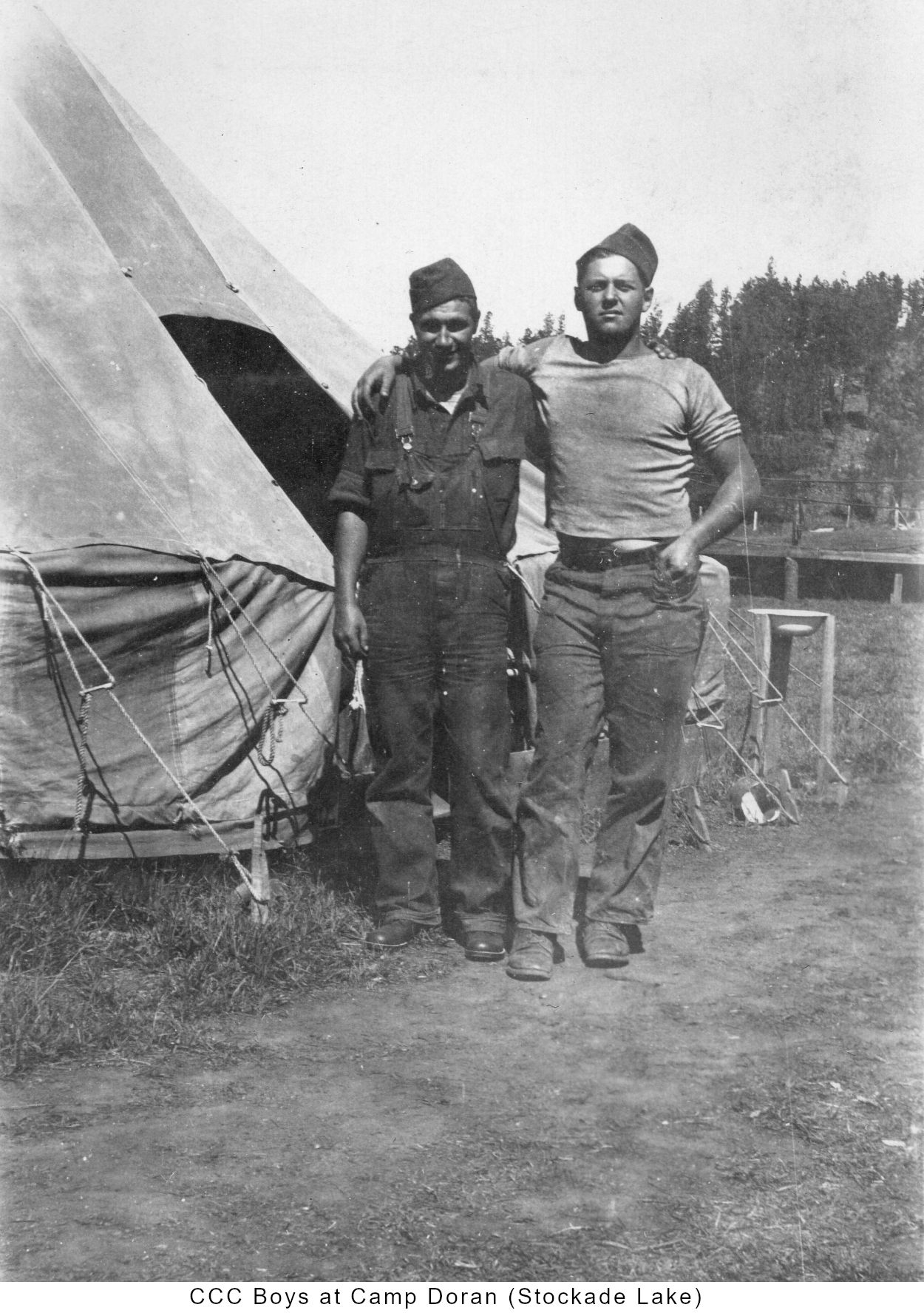 Men from Camp Doran