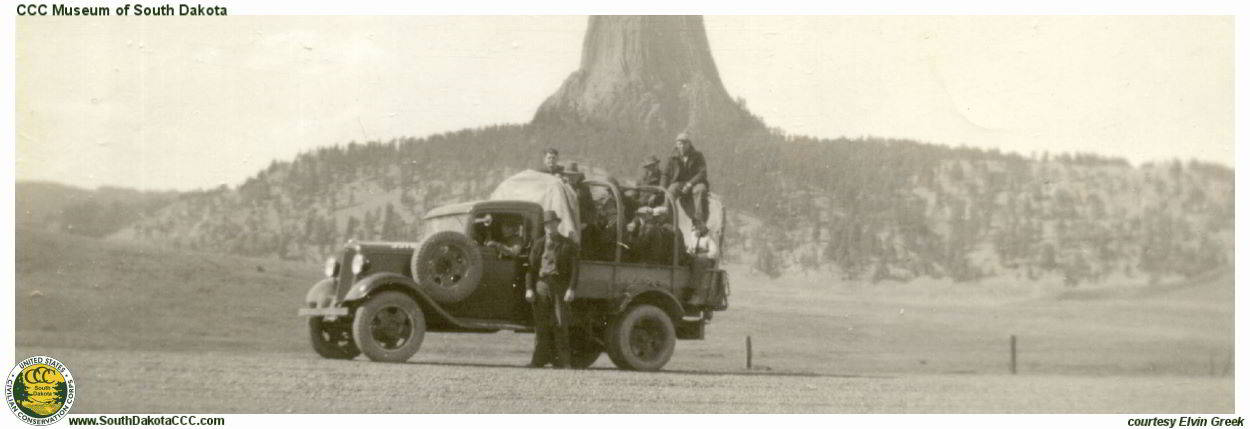 Men at Devils Tower