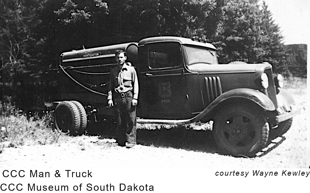 CCC Man and Truck