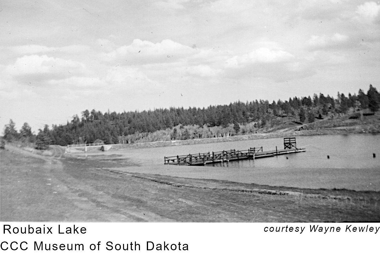 Roubaix Lake - Dam in Background