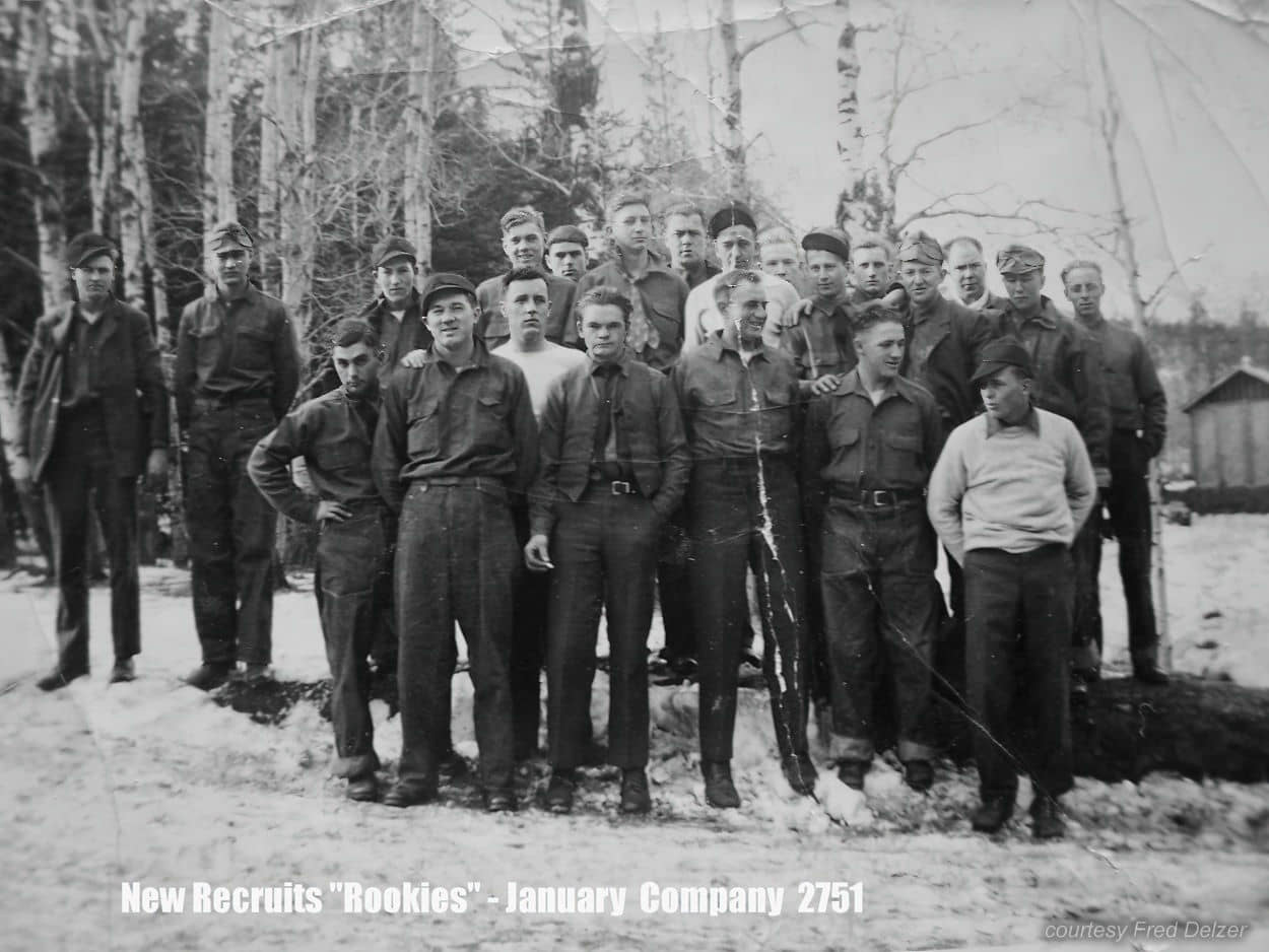 Recruits at Camp Oreville