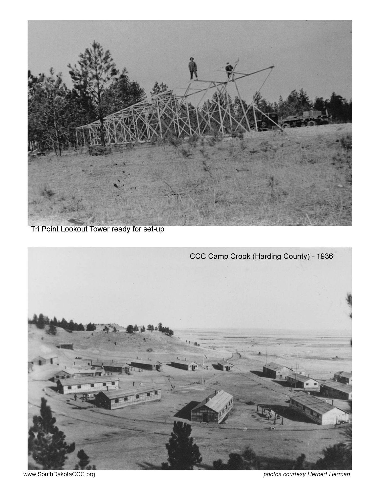 CCC Camp Crook photos from Herbert Herman