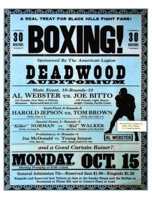 Boxing - Deadwood Auditorium